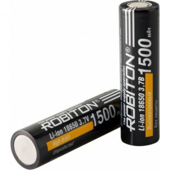 Аккумулятор ROBITON LI186NP1500 20А (INR18650-1500) без защиты PK1 Аккумулятор ROBITON LI186NP1500 20А (INR18650-1500) без защиты PK1