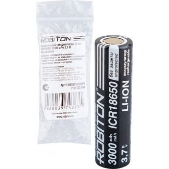 Аккумулятор ROBITON LI186NP3000FPK без защиты PK1 Аккумулятор ROBITON LI186NP3000FPK без защиты PK1