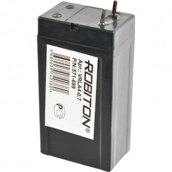 Аккумулятор ROBITON VRLA4-0.7 Аккумулятор ROBITON VRLA4-0.7